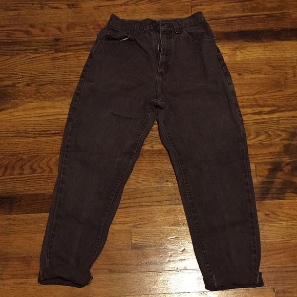 Lee Denim - brown high waisted mom jeans.